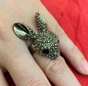 Deer Cocktail Statement Ring