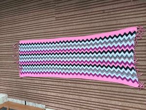 Pink Patterned Stole
