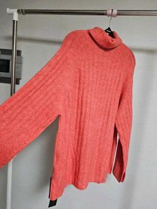 Branded Coral Turtleneck new Sweater