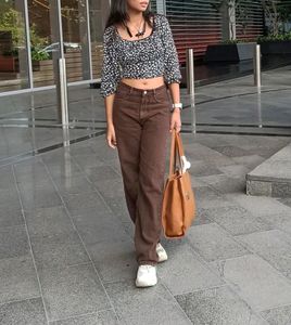 Price Drop‼️‼️Trendy Brown Loose Fit Jeans