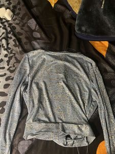 Stylish Patterned Long Sleeve Top