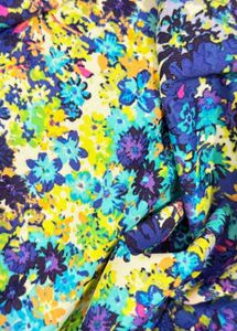 Floral Print Tank Top backless