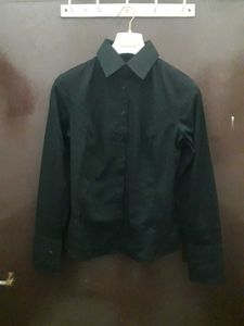 Classic Black Button-Down Shirt