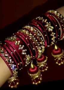 Silk Thread Bangles ✨🫰