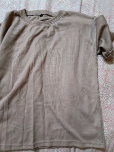 COMBO OF 2  MAUVE AND LIGHT GREEN T SHIRT