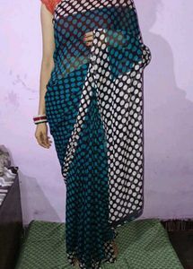 Polka Dot Saree