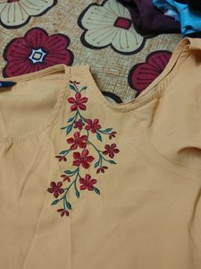 Tokyo Jane Embroidered Cold Shoulder Top