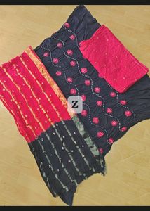 Bandhej Dress Material