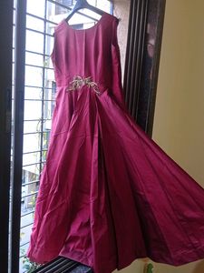 Maroon Ethnic Gown