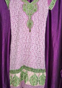PINK KURTI FOR FESTIVE WEAR