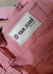 Pink High Waisted Jeans