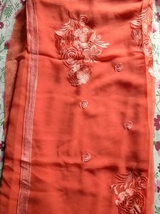Embroidered Saree