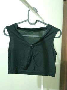 Black Sleeveless Top