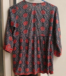 Patterned Tunic Top
