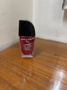 Wet n Wild Red Glitter Nail Polish