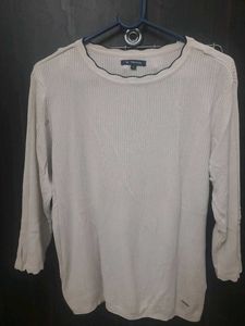 American Eagle Ribbed Long Sleeve Top