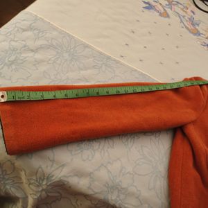 orange statement coat 🧥