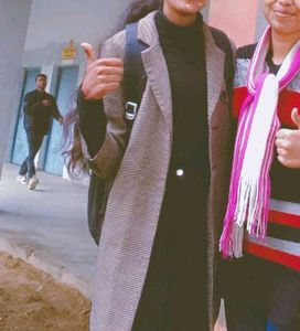 Stylish Striped Overcoat