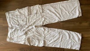 White Cargo Pants