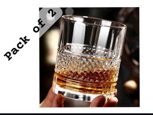 💥Brand New Crystal Whiskey Glasses Set of 2