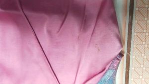 Elegant Pink Satin Dress