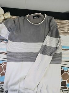 Stylish Striped Crew Neck T-shirt