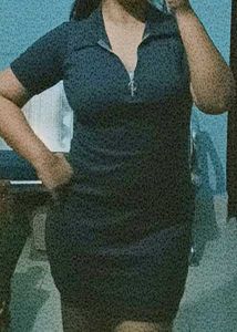 FYK Polo Dress - Dark Grey