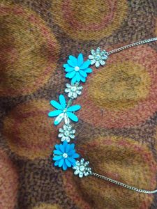 Blue Floral Hair Accessory