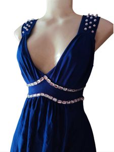 Blue Beaded Dress 👗👠😍