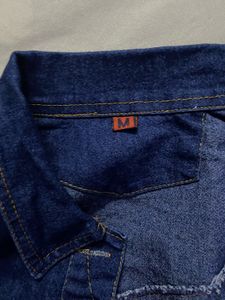Washed Button Down Denim Jacket
