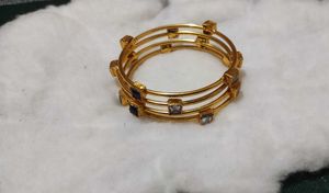 Gold Coated Bangles Women New