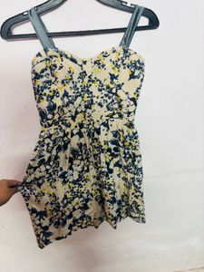 Floral Print Mini Dress