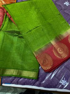 Mehendi Green Saree