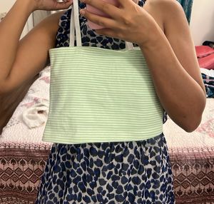 Green Crop Top