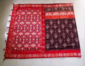 New RED and BROWN Patola Saare