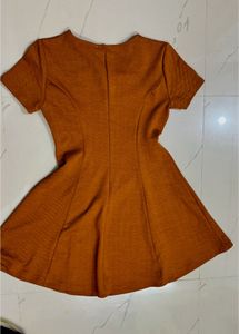 Unused Mustard Fit &amp; Flare Dress🔥
