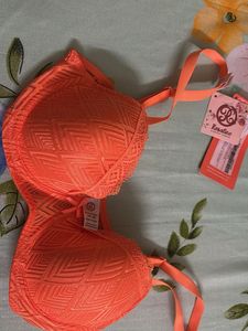Rosaline Orange Bra underwired padded