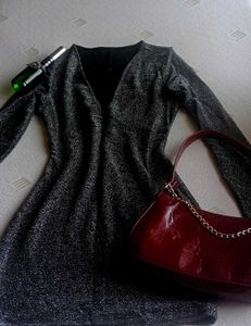 Sparkly Grey Party Dress