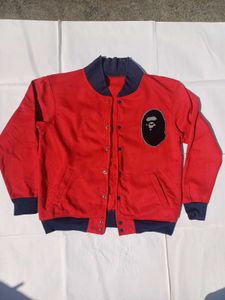 🔥 Rare BAPE Varsity Jacket – Size L (26 xb  21)