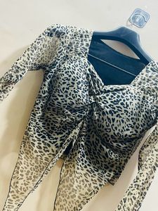 Printed Padded Stylish Top