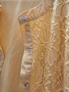 Yellow Lace Top