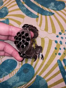 Black Stone Bangle