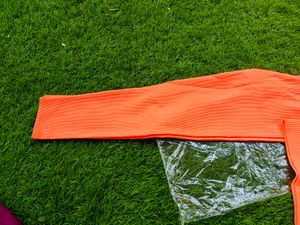 Orange Colored Active Wear Set