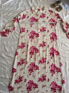 Floral Print Kurta