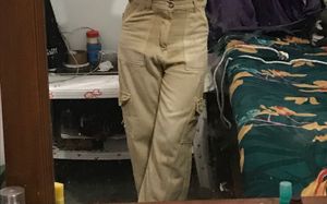 Yellow Faded Denim