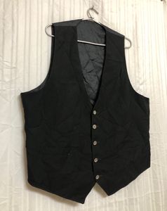 Black Formal Waistcoat
