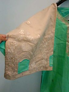 Mint Green Plazo Kameez