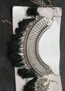 Oxidised Silver Jewellery Set