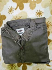 Casual Chocolate Brown Shirt