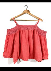 Off Shoulder Faded Top